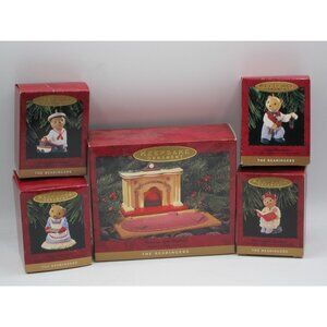 Vintage Hallmark Keepsake 1993 “The Bearingers Of Victoria Circle” 5-piece Set